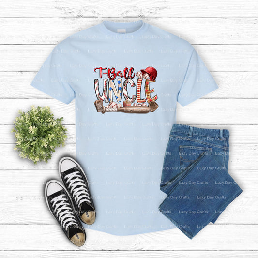 Uncle T-Ball Champion Team – DTF Transfer (view 1 of 2) – by Lazy Day Crafts – DTF Transfers – DTF Transfers, custom apparel