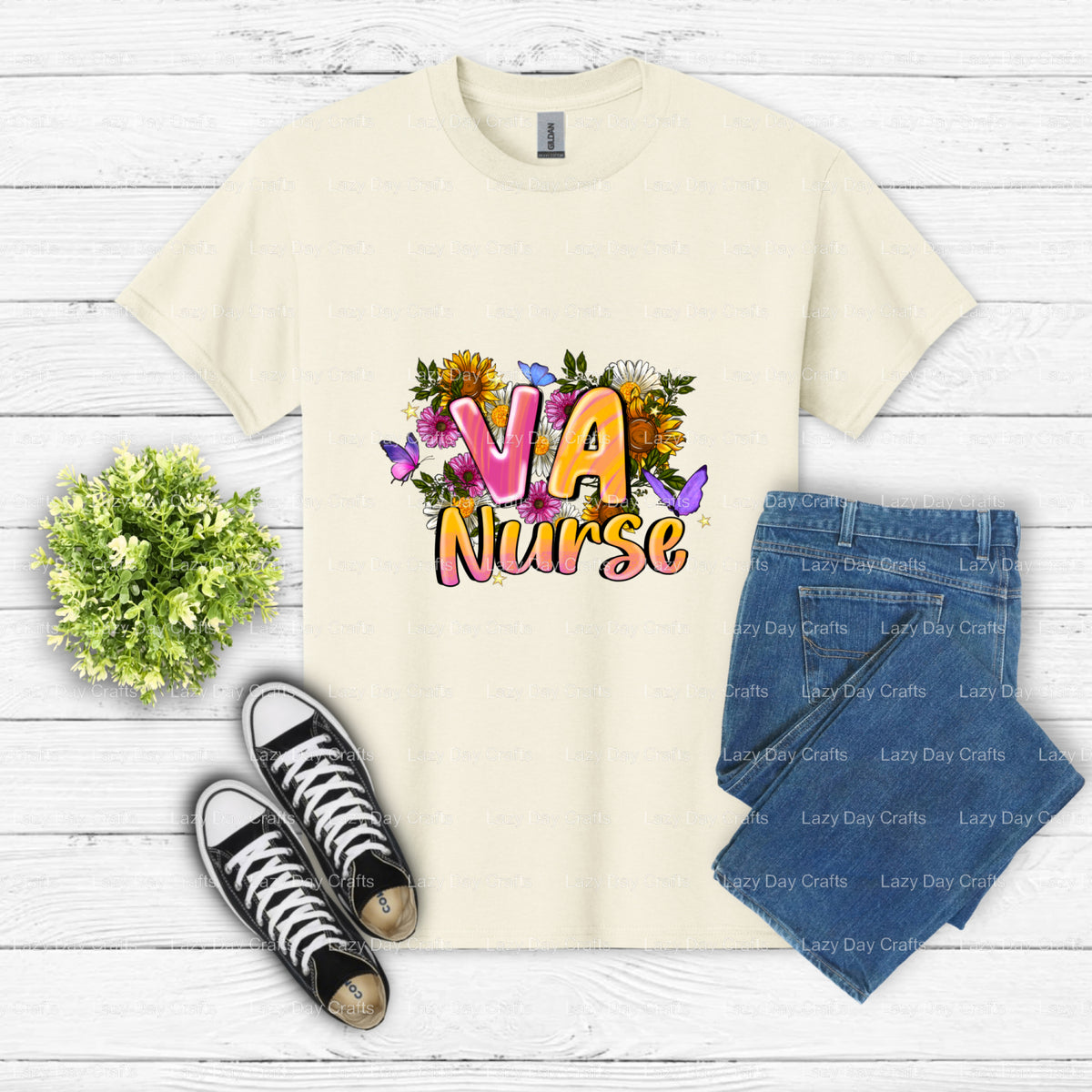 VaNurse – Nurse DTF Transfer (view 1 of 2) – by Lazy Day Crafts – DTF Transfers – DTF Transfers, Lazy Day Crafts
