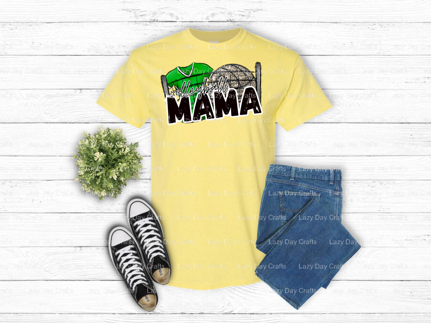 Volleyball Mama – Volleyball DTF Transfer (view 2 of 2) – by Lazy Day Crafts – DTF Transfers – Volleyball, DTF Transfers