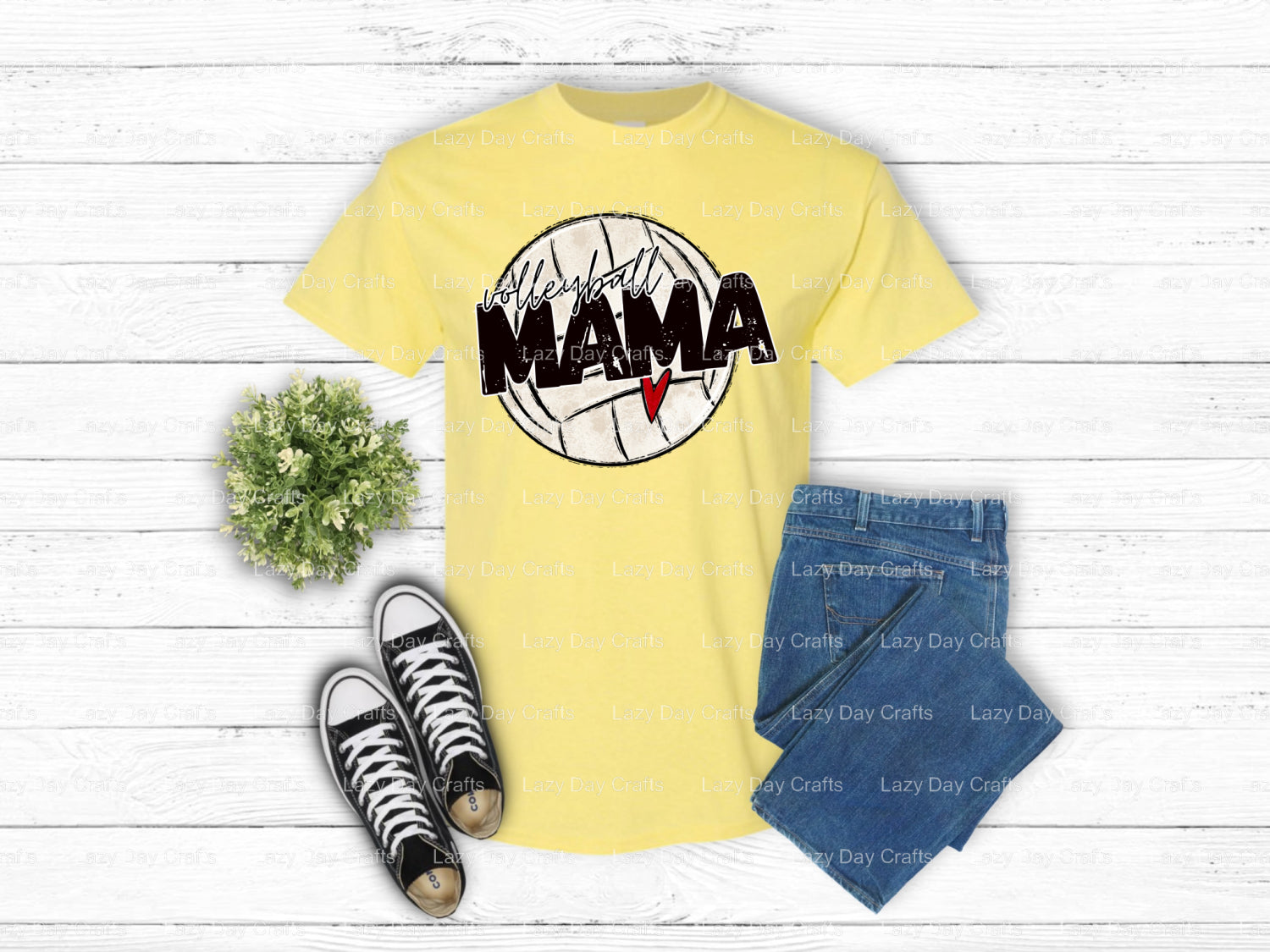 Volleyball MAMA – Volleyball DTF Transfer (view 2 of 2) – by Lazy Day Crafts – DTF Transfers – Volleyball, DTF Transfers