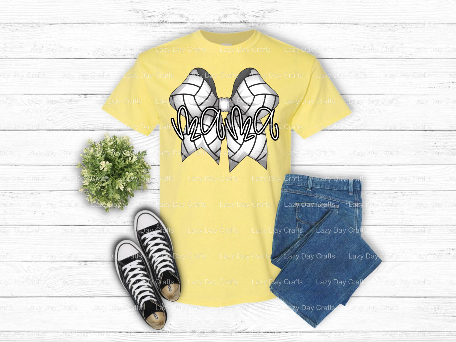 Volleyball Mama – Volleyball DTF Transfer (view 2 of 2) – by Lazy Day Crafts – DTF Transfers – Volleyball, DTF Transfers