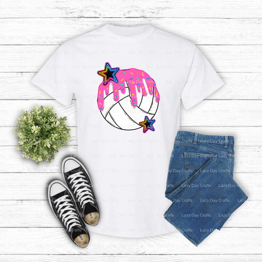 VOLLEYBALL – Volleyball DTF Transfer (view 1 of 2) – by Lazy Day Crafts – DTF Transfers – Volleyball, DTF Transfers