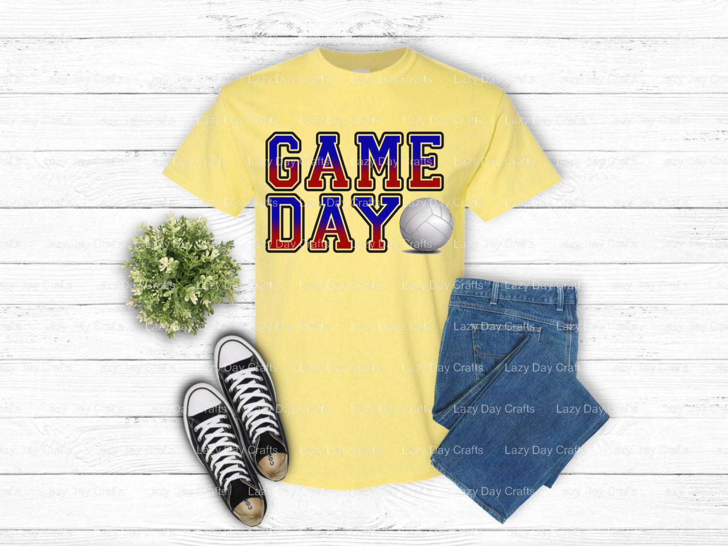 VOLLEYBALL – Volleyball DTF Transfer (view 1 of 2) – by Lazy Day Crafts – DTF Transfers – DTF Transfers, Premade DTF
