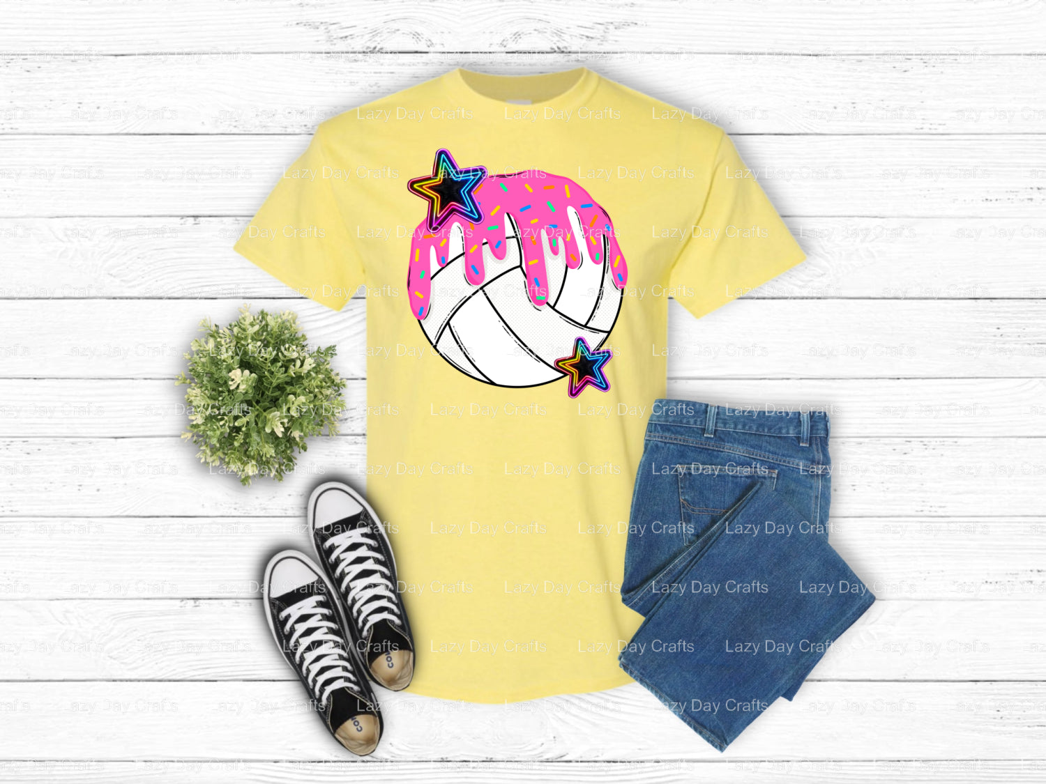 VOLLEYBALL – Volleyball DTF Transfer (view 2 of 2) – by Lazy Day Crafts – DTF Transfers – Volleyball, DTF Transfers