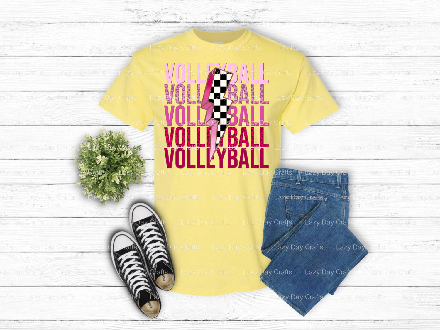 Volleyball – Volleyball DTF Transfer (view 2 of 2) – by Lazy Day Crafts – DTF Transfers – DTF Transfers, Volleyball