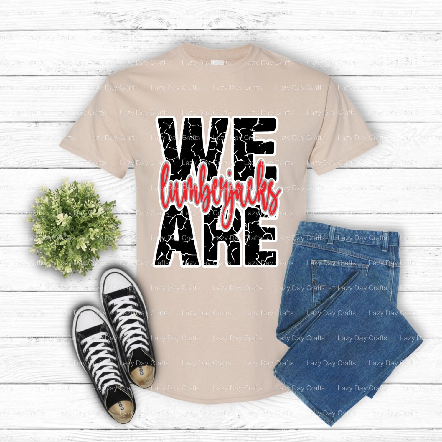 WE ARE JACKS Lumberjack School Mascot DTF Transfer (view 1 of 2) – by Lazy Day Crafts – DTF Transfers – School Mascot, Sch...