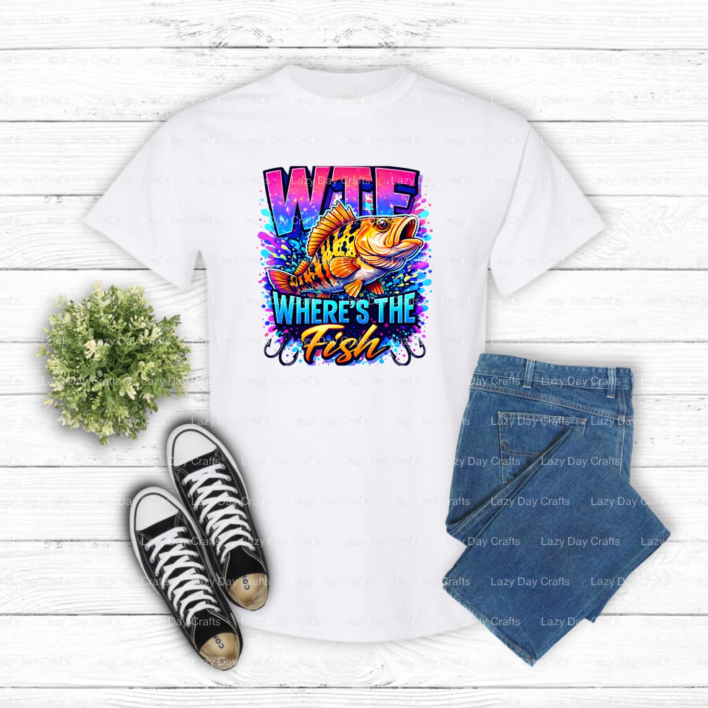 WEEKENDS ARE FOR FISHING – Fishing DTF Transfer (view 1 of 2) – by Lazy Day Crafts – DTF Transfers – DTF Transfers, custom...