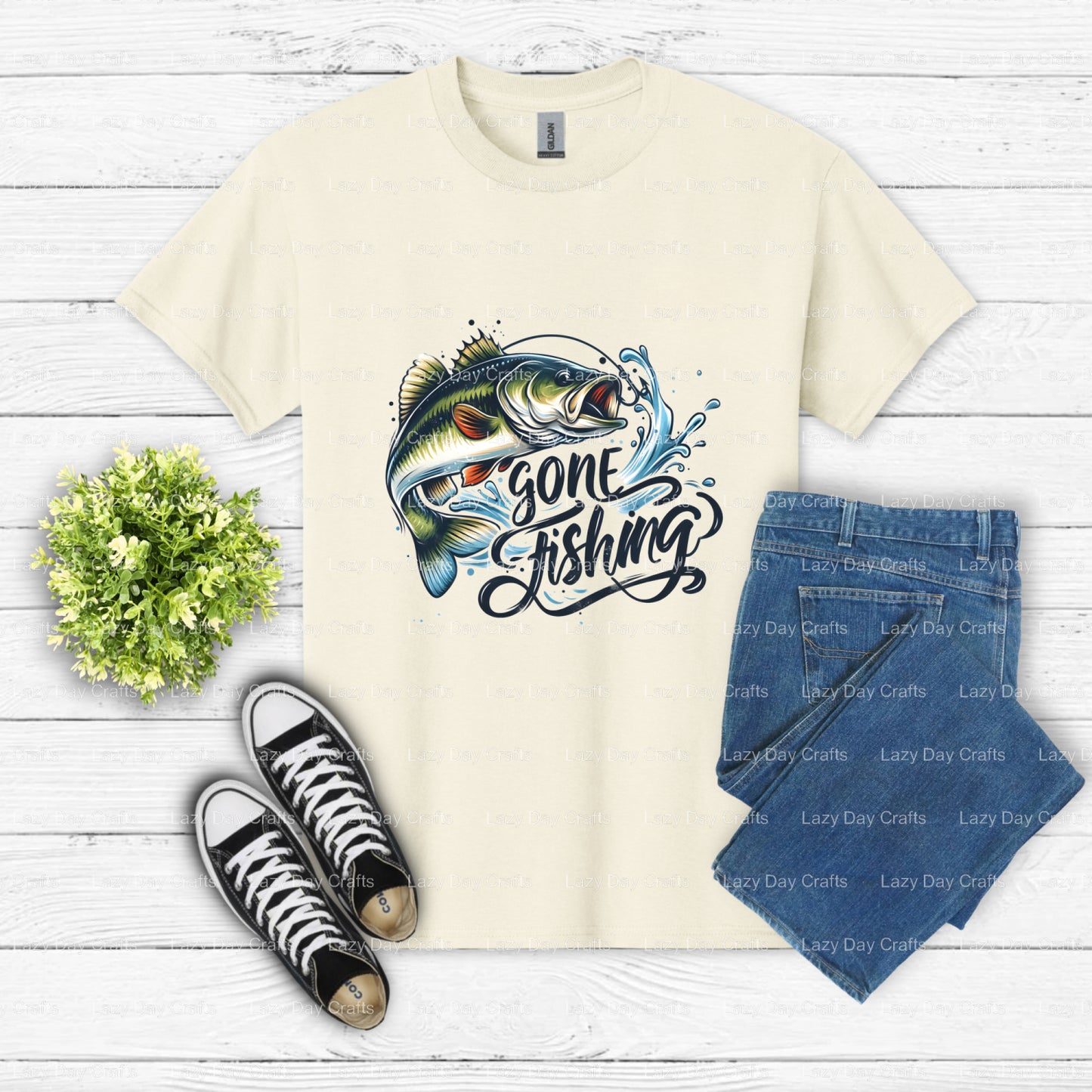 WEEKENDS ARE FOR FISHING – Fishing DTF Transfer (view 2 of 2) – by Lazy Day Crafts – DTF Transfers – DTF Transfers, custom...