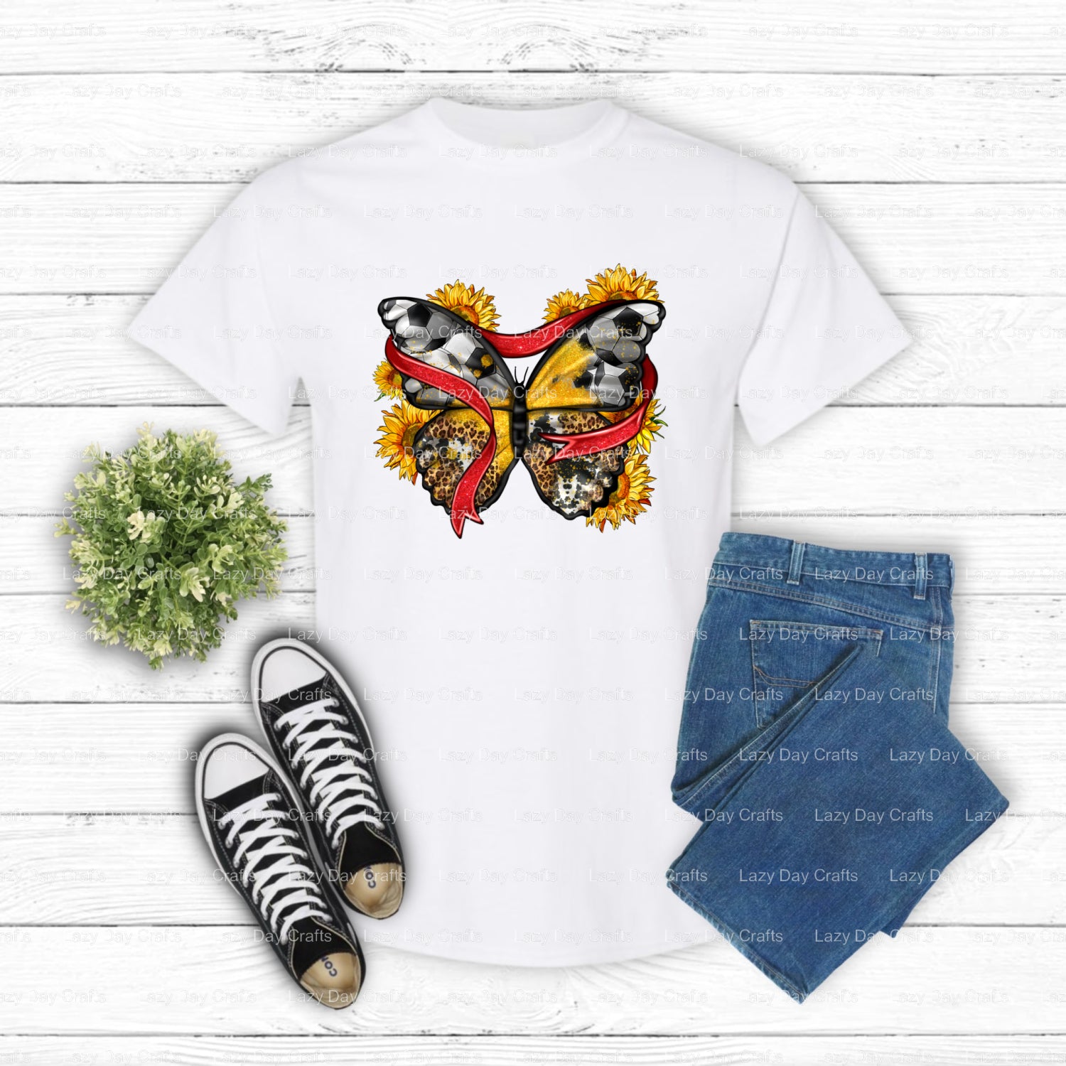 Western Football – Soccer DTF Transfer (view 1 of 2) – by Lazy Day Crafts – DTF Transfers – Soccer, DTF Transfers