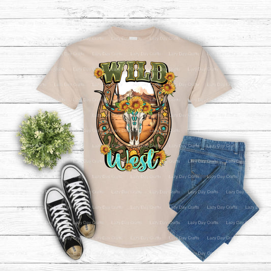 Wild West – Western DTF Transfer (view 2 of 2) – by Lazy Day Crafts – DTF Transfers – DTF Transfers, Premade DTF