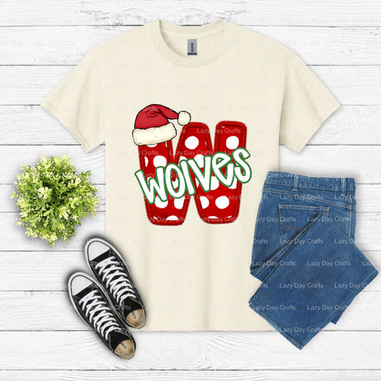 WOLVES – School Spirit DTF Transfer (view 1 of 2) – by Lazy Day Crafts – DTF Transfers – DTF Transfers, Apparel Decor