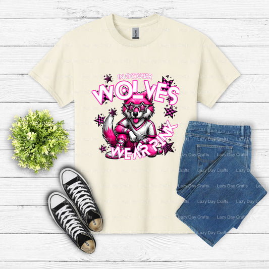 WOLVES – School Spirit DTF Transfer (view 1 of 2) – by Lazy Day Crafts – DTF Transfers – DTF Transfers, Premade DTF