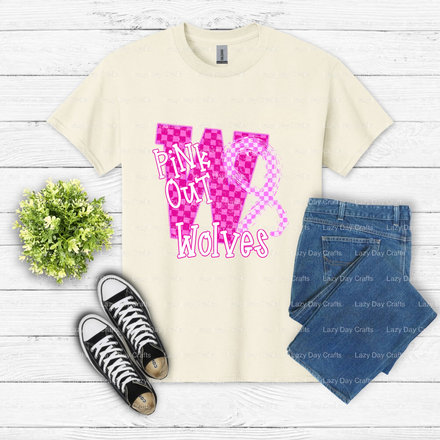 WOLVES – School Spirit DTF Transfer (view 2 of 2) – by Lazy Day Crafts – DTF Transfers – DTF Transfers, Premade DTF