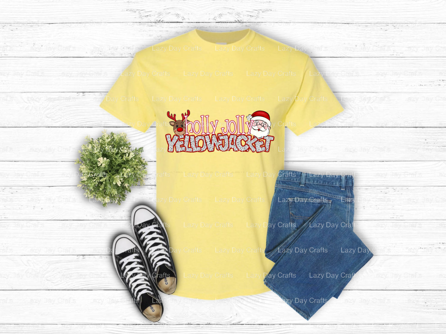 YELLOW JACKETS – School Spirit DTF Transfer (view 2 of 2) – by Lazy Day Crafts – DTF Transfers – School Spirit, Mascot DTF...