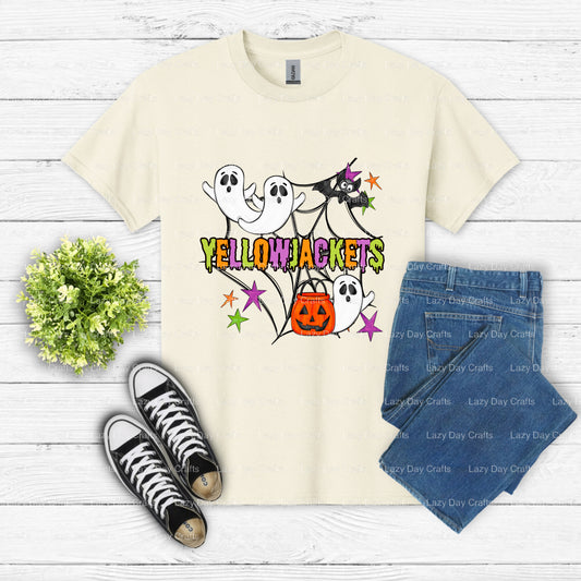 YELLOWJACKETS – School Spirit DTF Transfer (view 1 of 2) – by Lazy Day Crafts – DTF Transfers – School Spirit, Mascot DTF...