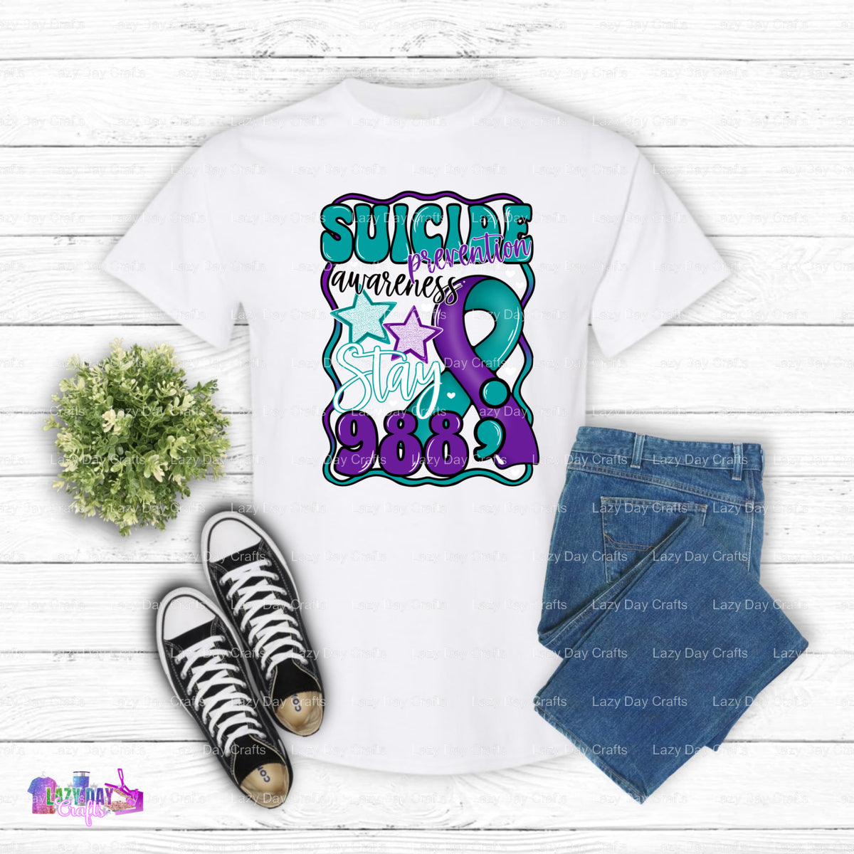YOUR STORY ISN'T OVER – Suicide Awareness DTF Transfer (view 2 of 2) – by Lazy Day Crafts – DTF Transfers – DTF Transfers,...